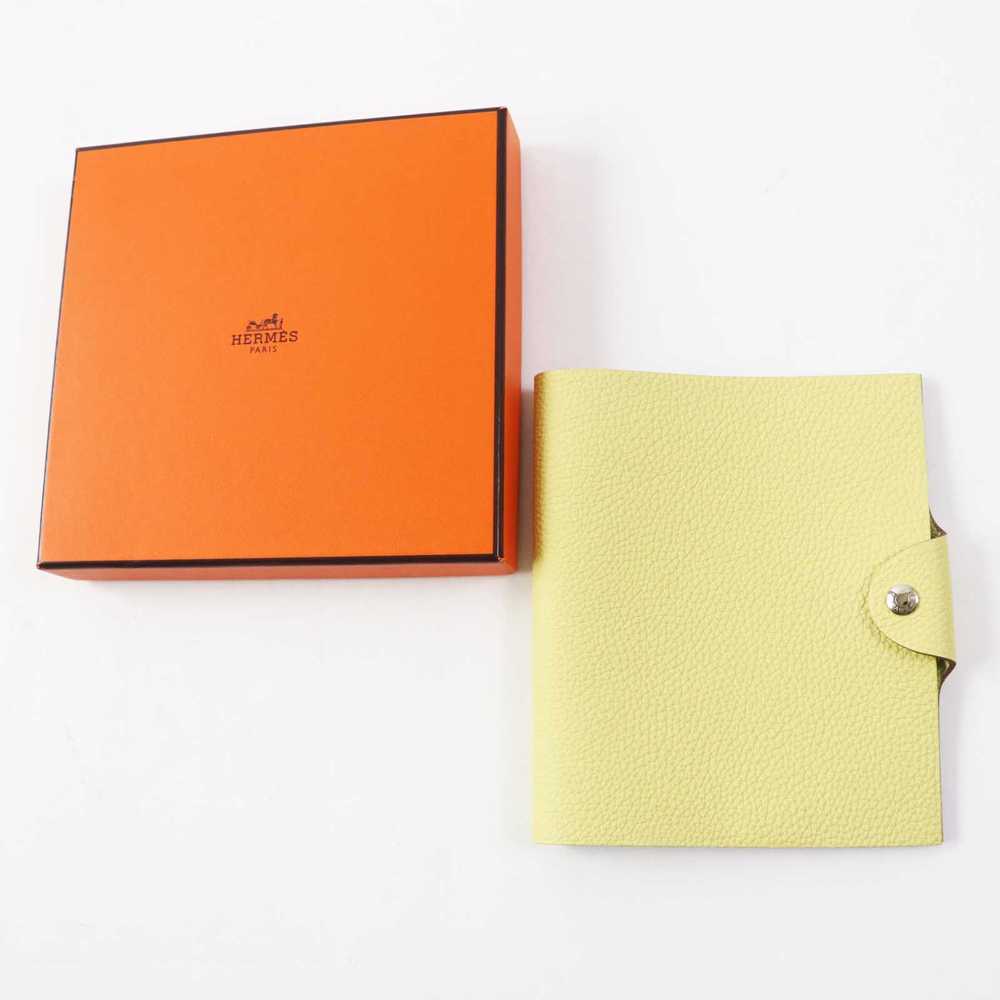 HERMES Notebook cover Taurillon Clemence cream Ul… - image 2