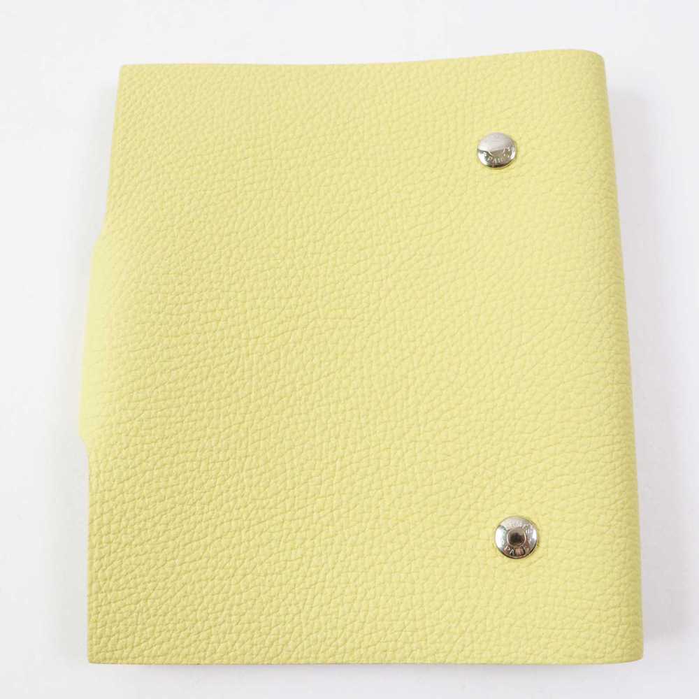 HERMES Notebook cover Taurillon Clemence cream Ul… - image 3