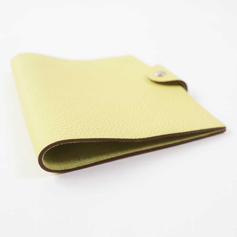 HERMES Notebook cover Taurillon Clemence cream Ul… - image 4