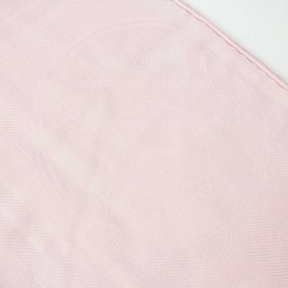 HERMES shawl cashmere Rose Petal (baby pink) Etoi… - image 7