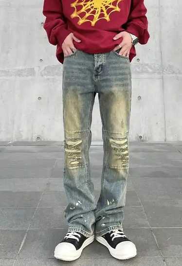 Jean × Streetwear Y2k Ripped Skinny Jeans