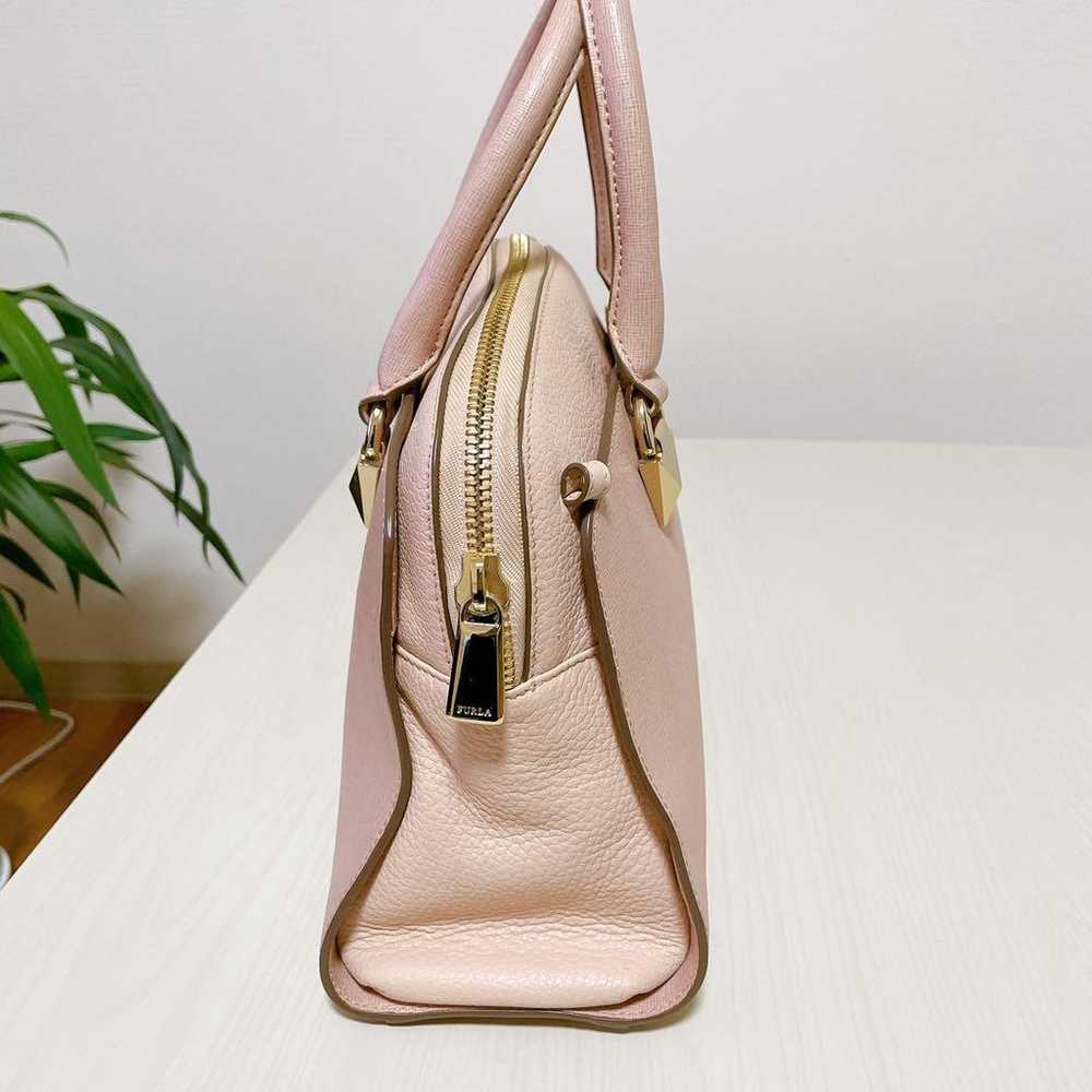 【Like New】 FURLA Pink Handbag Shoulder Bag - image 3