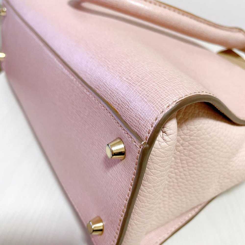 【Like New】 FURLA Pink Handbag Shoulder Bag - image 8