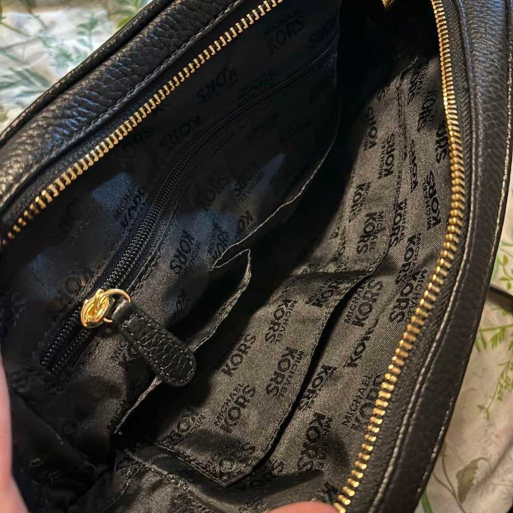 Michael Kors Black Leather Shoulder Bag [Like New] - image 3