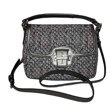 Coach Authenticated Taylor Python Print Flap Shoul