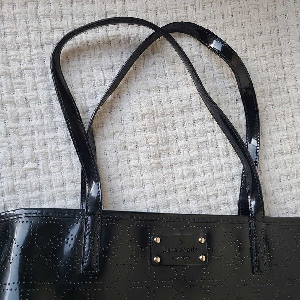 Kate Spade Metro Spade Black Tote - image 9