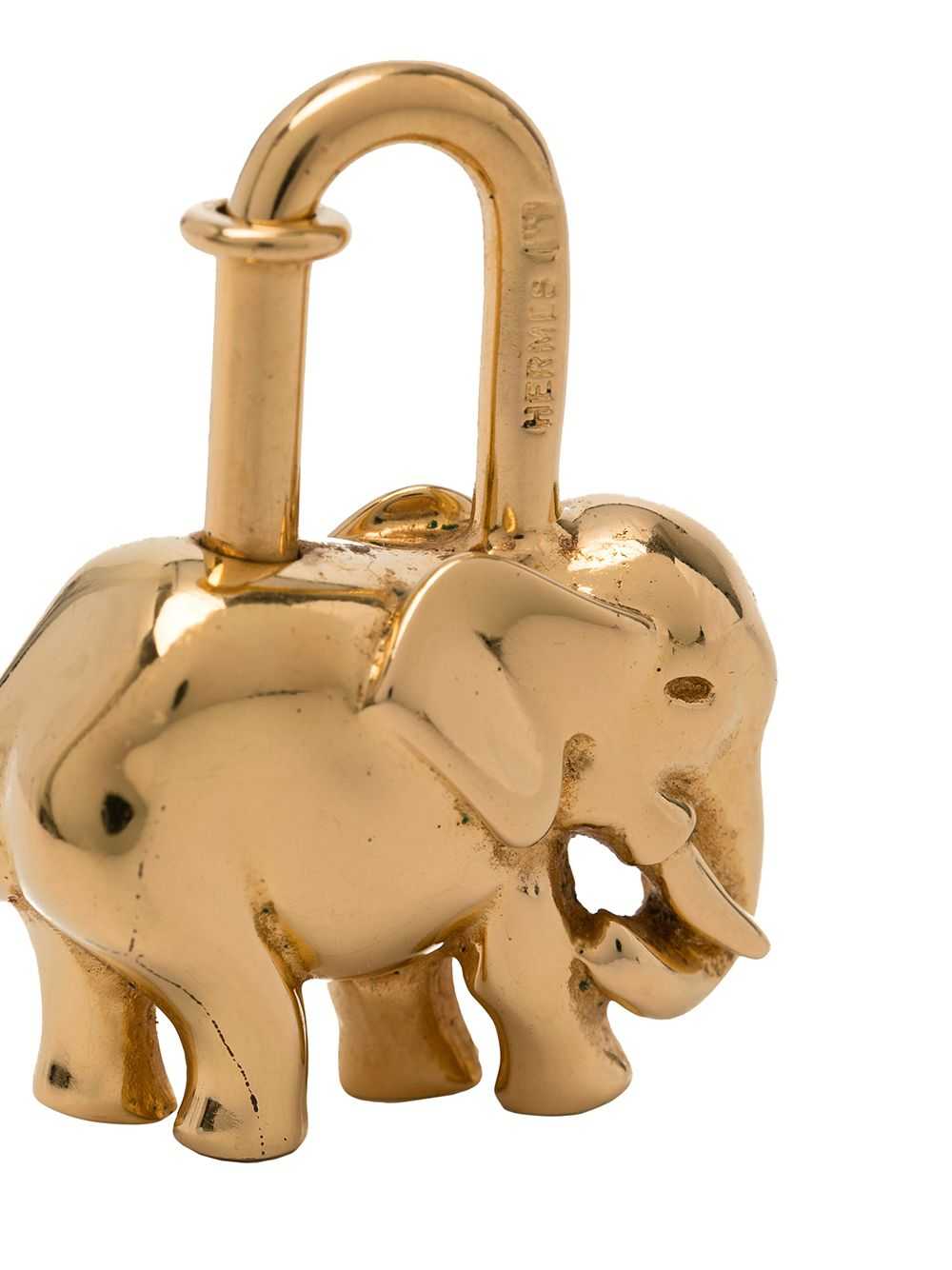 Hermès Pre-Owned 1998 elephant motif Cadena padlo… - image 3