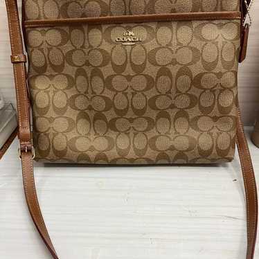 COACH Shoulder Bag PVC Signature - image 1