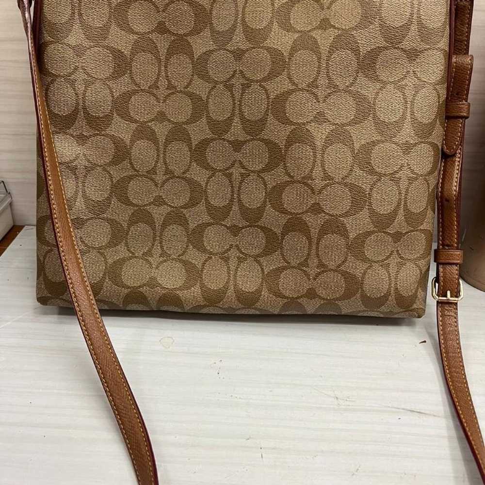 COACH Shoulder Bag PVC Signature - image 2