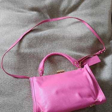 Potior Shoulder Bag Handbag Genuine Leather Pink … - image 1