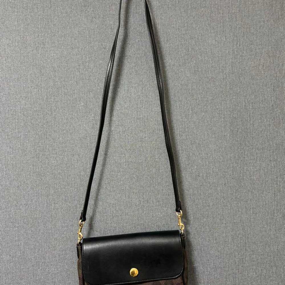 Coach Shoulder Bag Black Leather - image 3