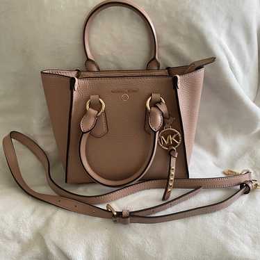 Michael Kors Kris Pebbled Leather Satchel - image 1