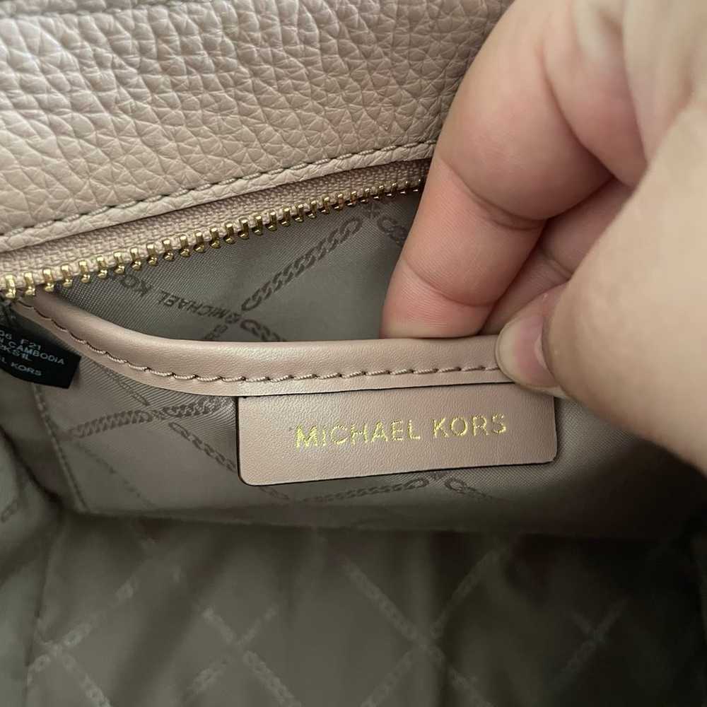 Michael Kors Kris Pebbled Leather Satchel - image 4