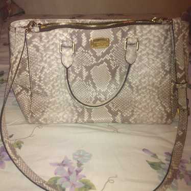 Michael Kors Snake Skin Tote Bag