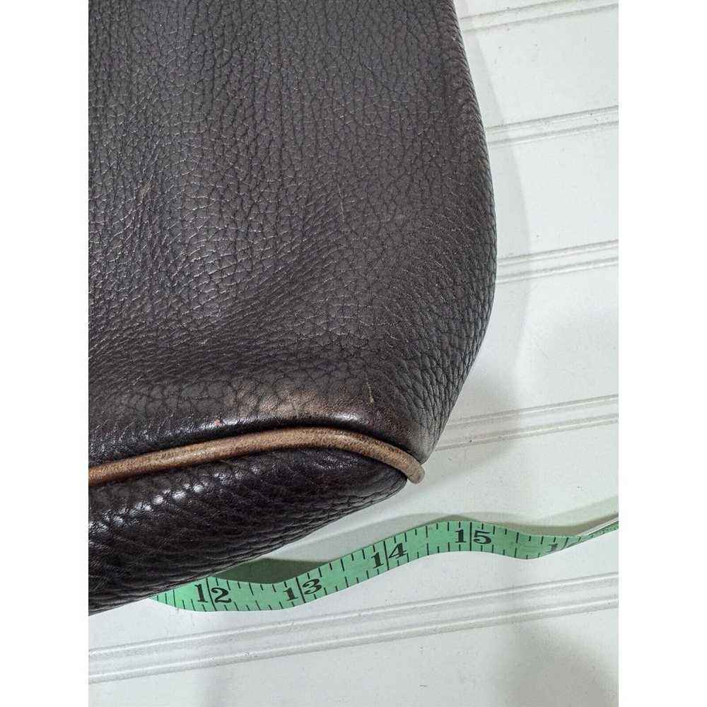 Vintage Dooney & Bourke Black Leather Sling Bag B… - image 9