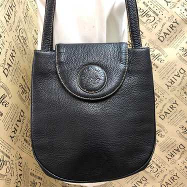 Givenchy Tote Shoulder Bag Leather Black FJ142