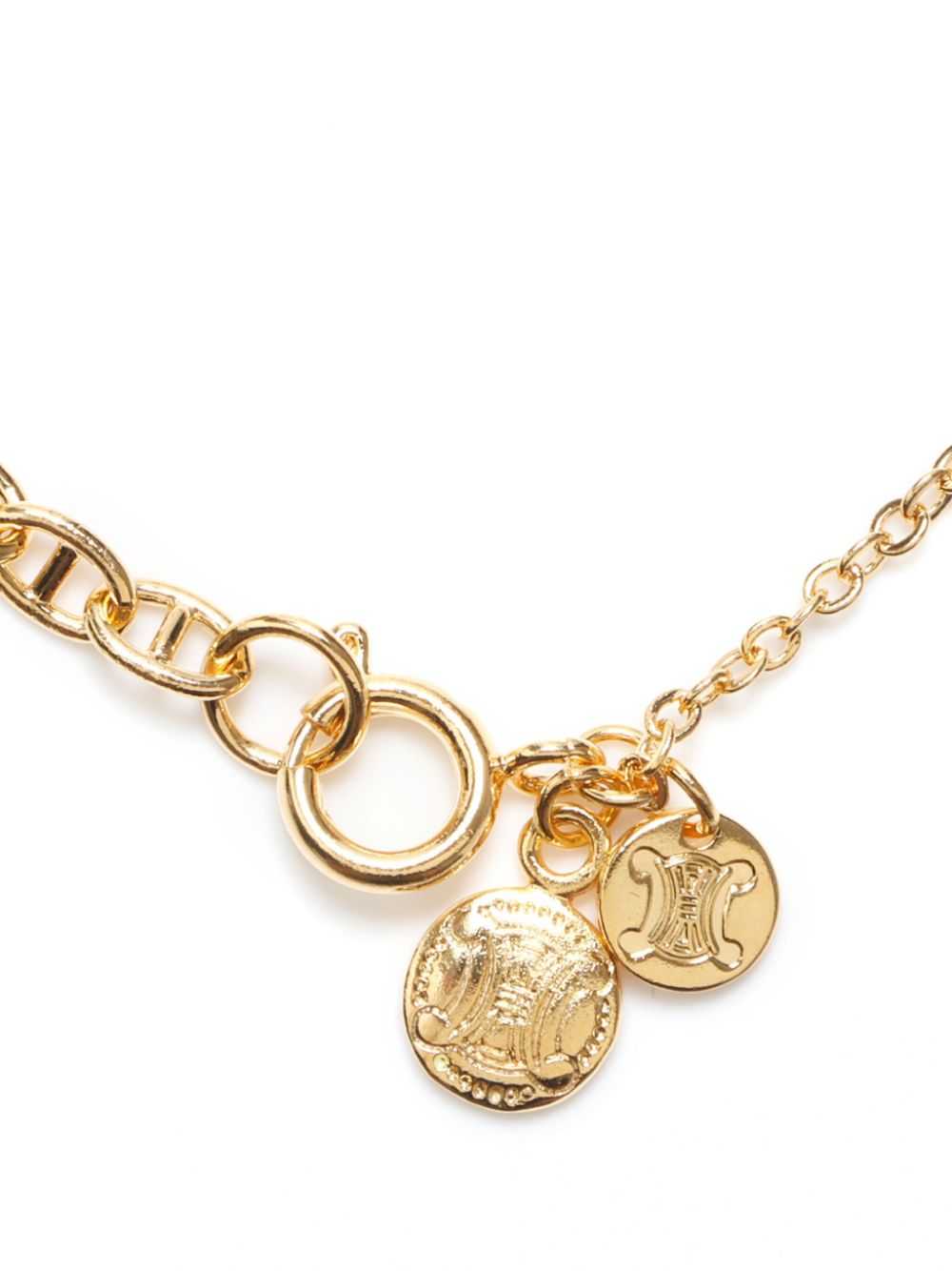 Céline Pre-Owned 1990 Triomphe chain necklace - G… - image 3