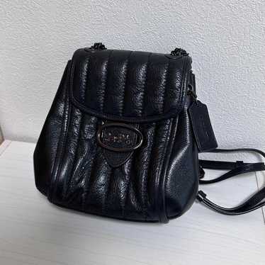 【First Come, First Served】 Coach Black Leather Bag