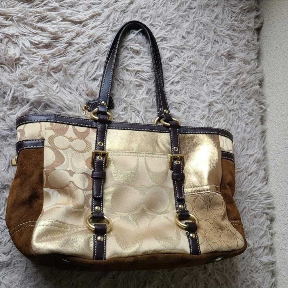 Coach Limited Edition Authentic Y2K Jacquard Shop… - image 9