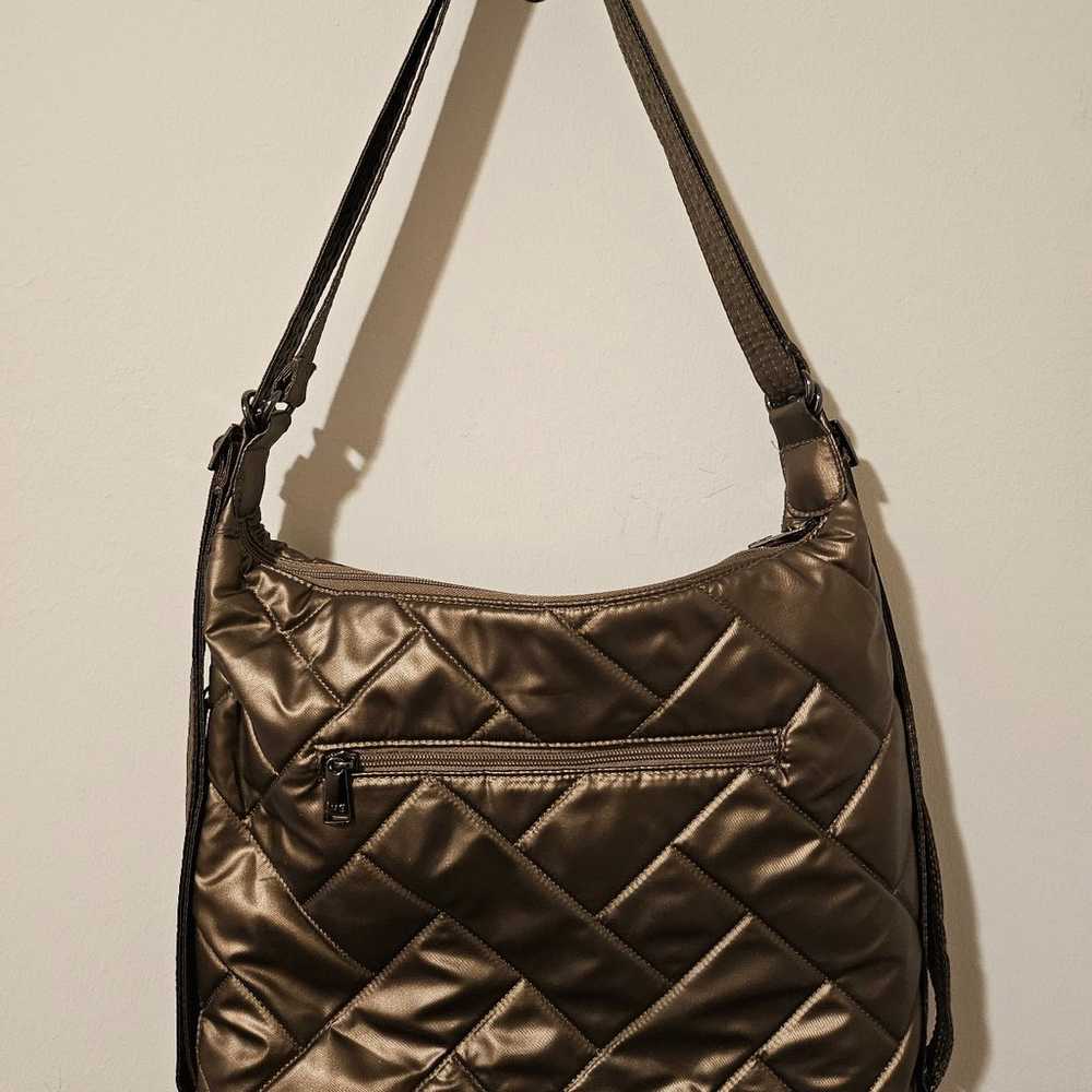 LUG - Zipliner 2 Convertible Hobo Bag (Metallic W… - image 3