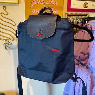 Longchamp Le Pliage Club Backpack Navy