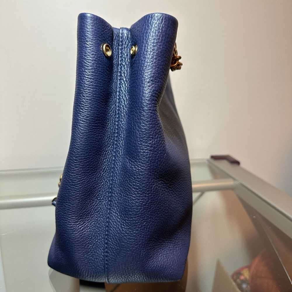 Tory Burch blue leather handbag - image 3