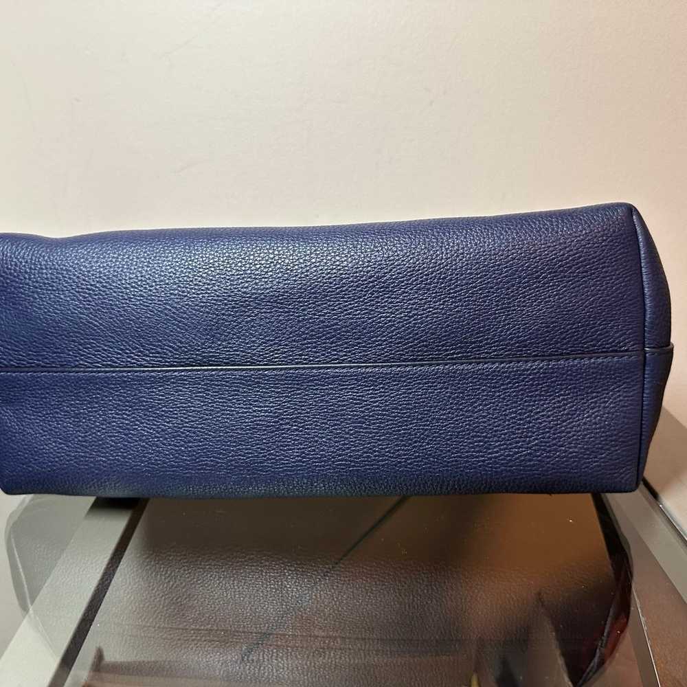 Tory Burch blue leather handbag - image 5