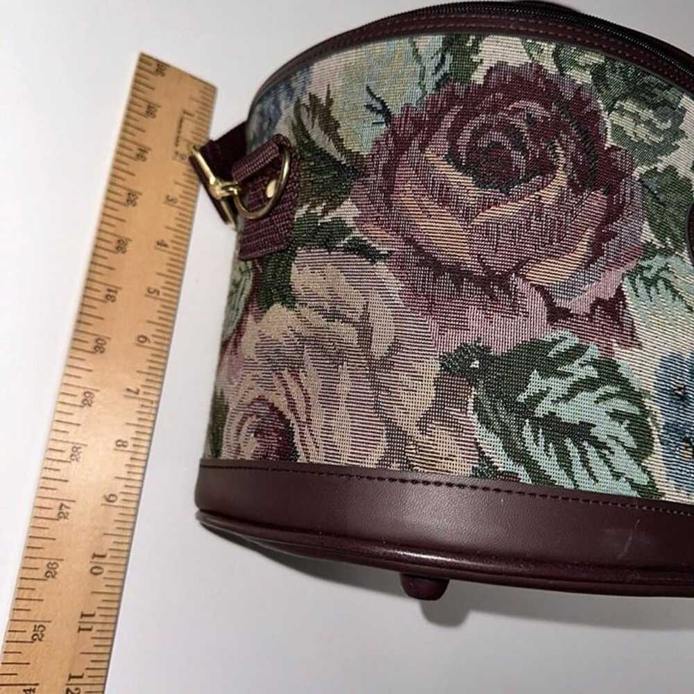 RARE VINTAGE DVF FLORAL COSMETIC MAKEUP BAG - image 10