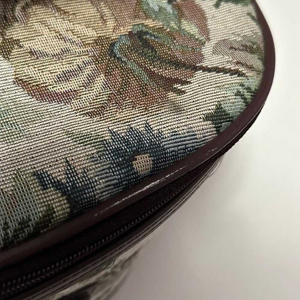 RARE VINTAGE DVF FLORAL COSMETIC MAKEUP BAG - image 12