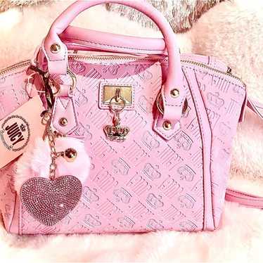 Juicy Couture Pink Handbag and Charm - image 1