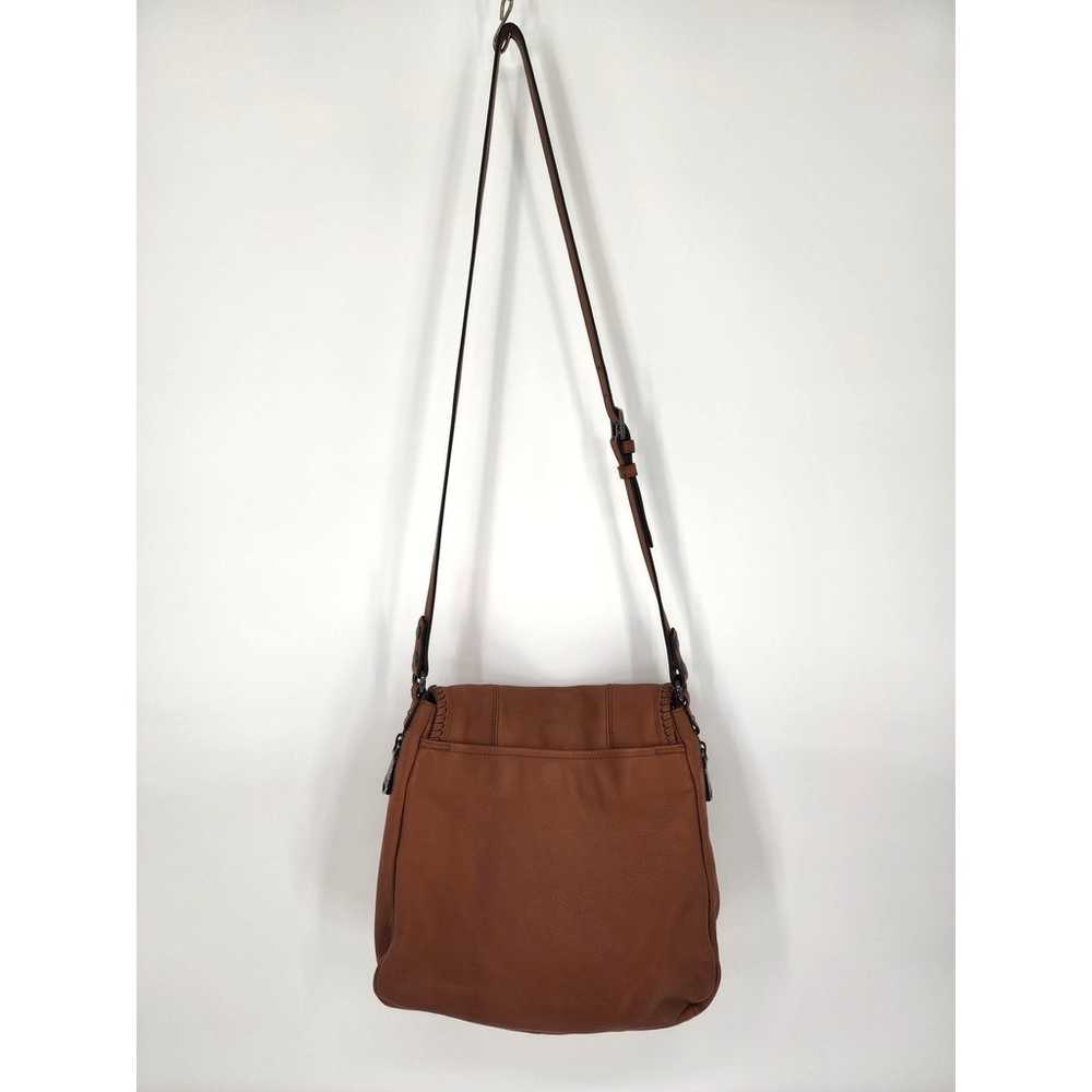 Aimee Kestenberg Large Tan Leather Shoulder Bag - image 2