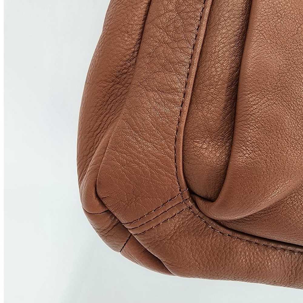 Aimee Kestenberg Large Tan Leather Shoulder Bag - image 5