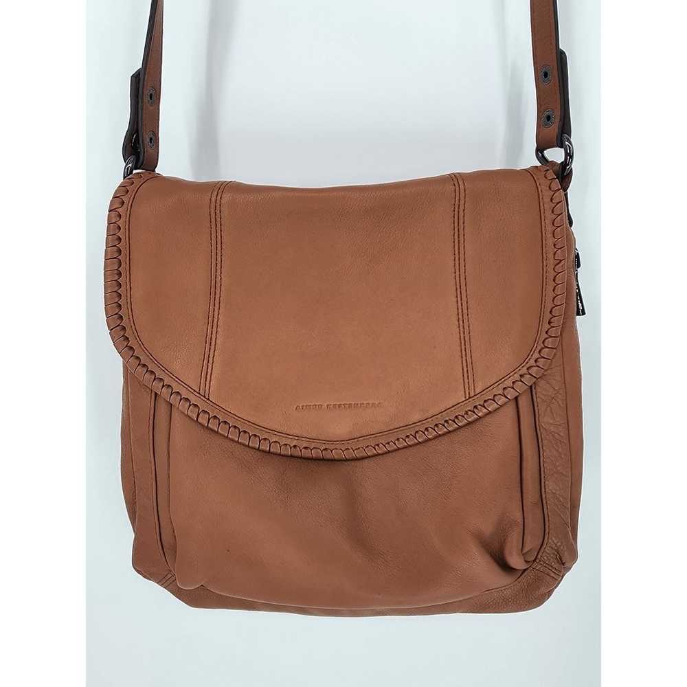 Aimee Kestenberg Large Tan Leather Shoulder Bag - image 8