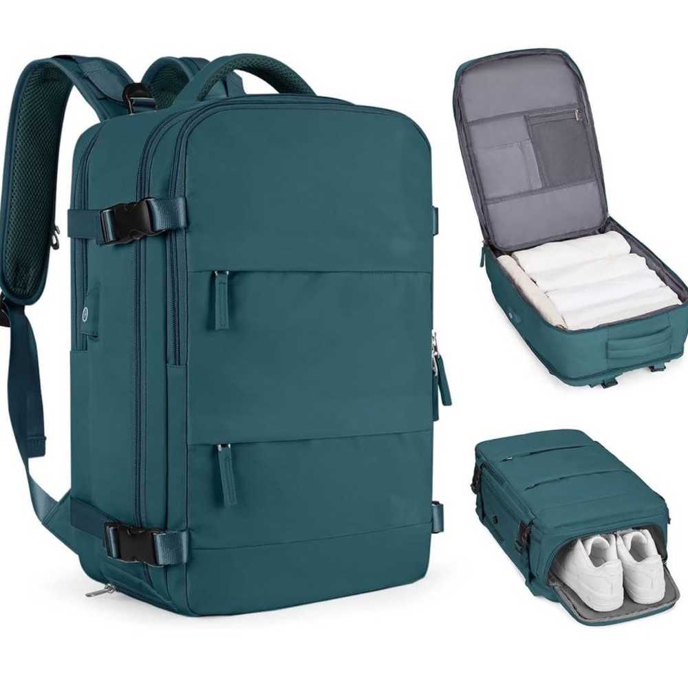 Business backpack with USB port, large capacity b… - image 1