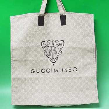 GUCCI MUSEO GG Canvas Tote Bag