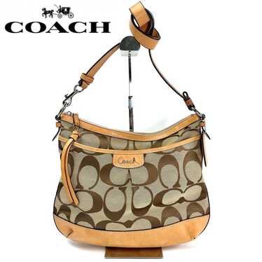 Coach Signature One Shoulder Shoulder Bag Canvas