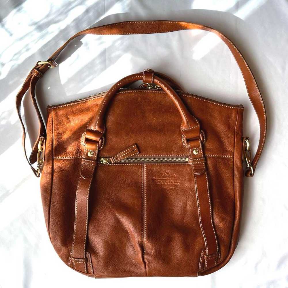 【Rare】DAKOTA Dakota 2-way Cowhide Shoulder Bag Yo… - image 2