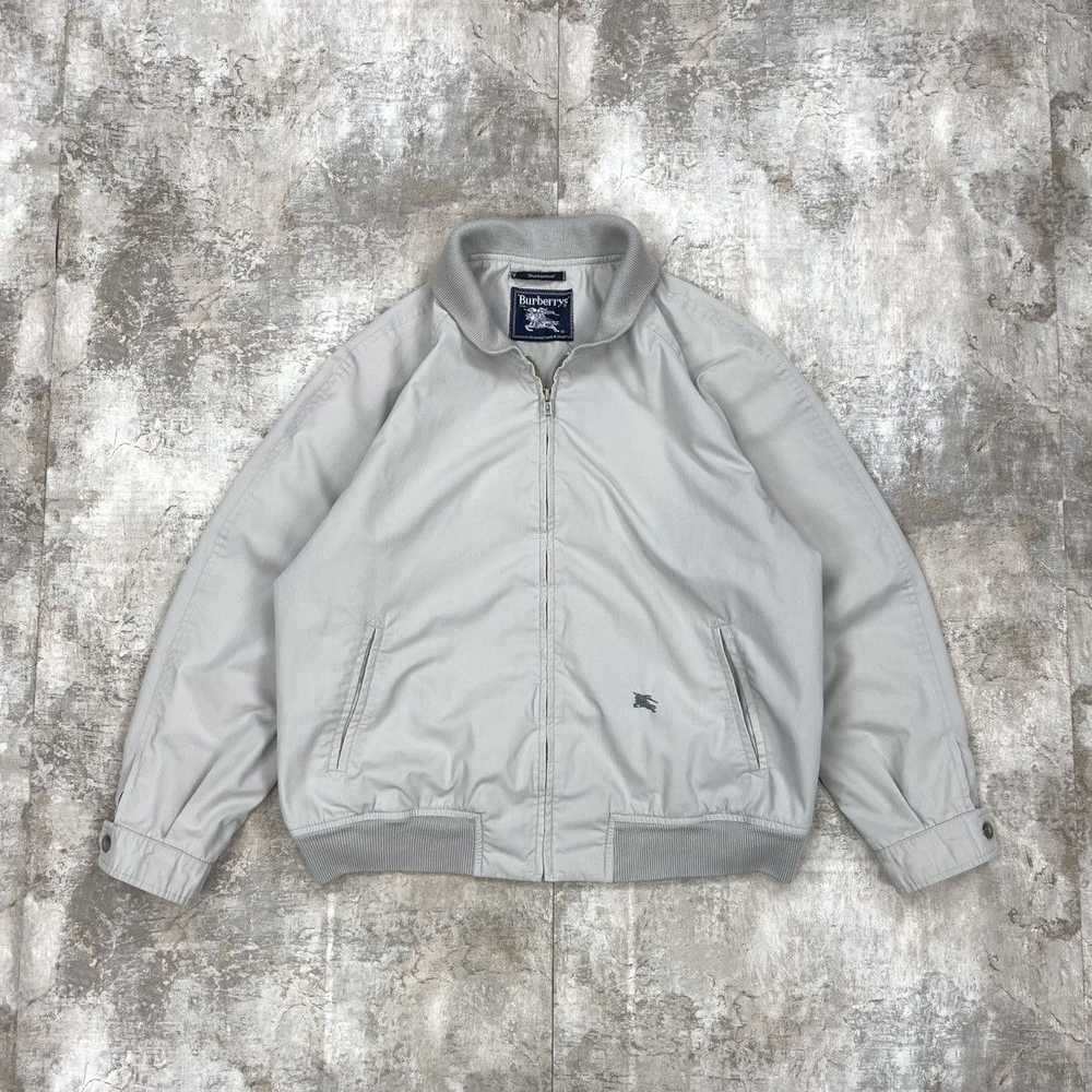 Burberry × Vintage BURBERRY LIGHT BOMBER JACKET G… - image 1