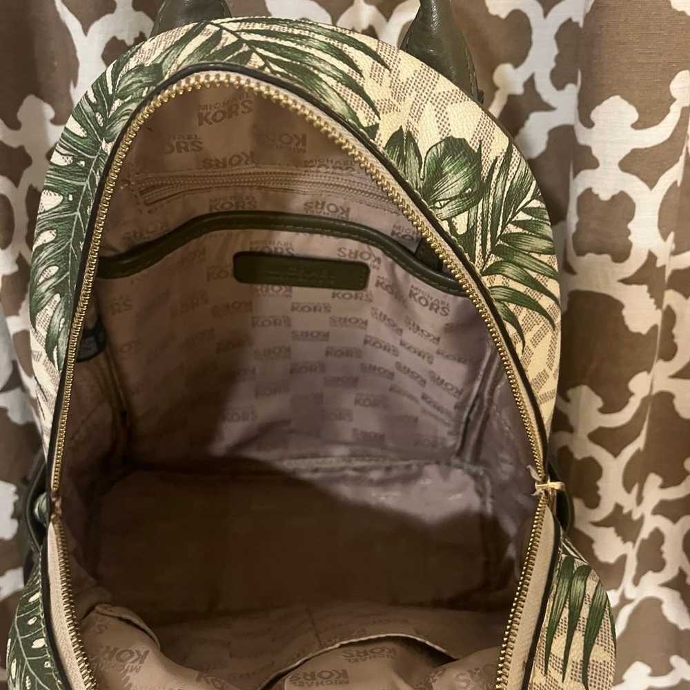 Michael Kors monstera backpack purse - image 4