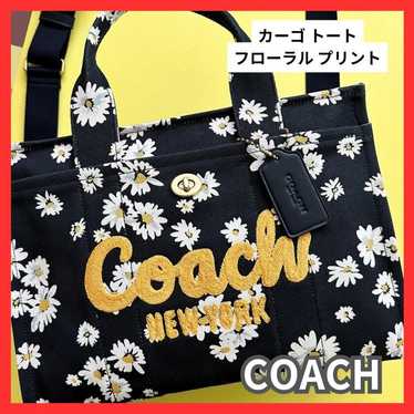 Coach Cargo Tote - Floral Print