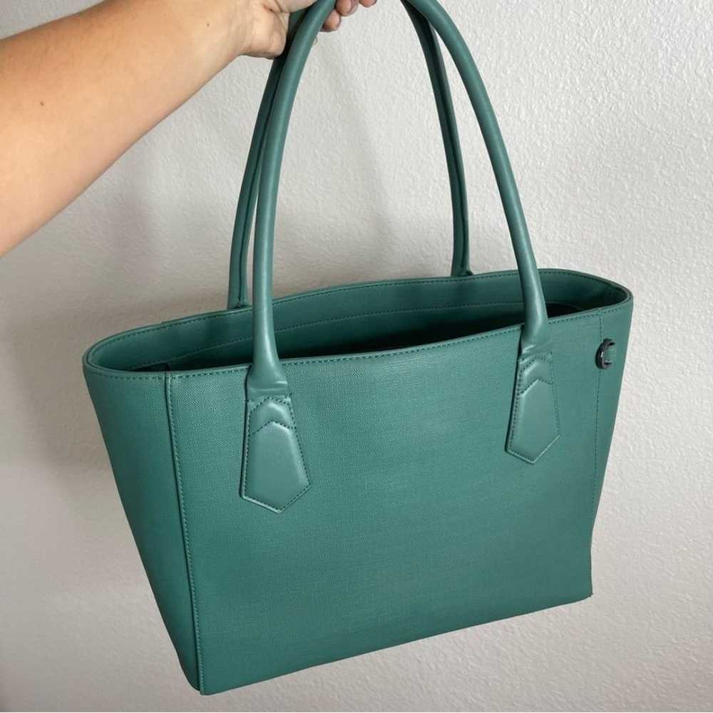 Dagne Dover Classic Tote Bag Teal - image 3