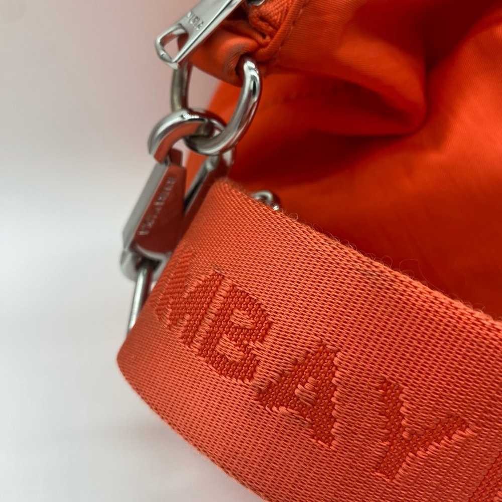 Bimba Y Lola Coral Orange Nylon Handbag Purse Sho… - image 3