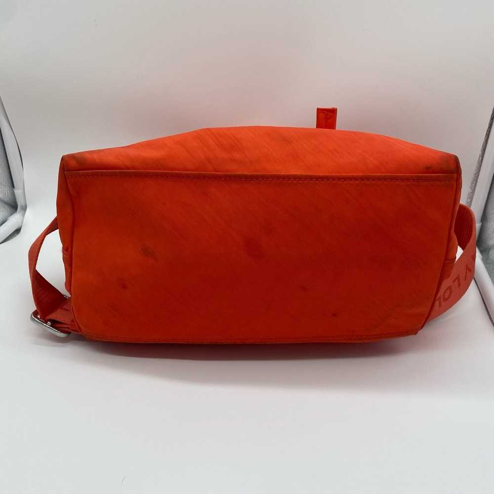 Bimba Y Lola Coral Orange Nylon Handbag Purse Sho… - image 6