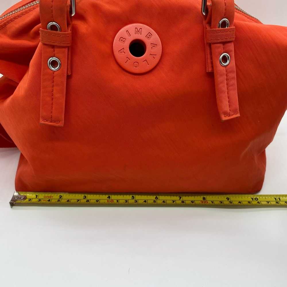 Bimba Y Lola Coral Orange Nylon Handbag Purse Sho… - image 7