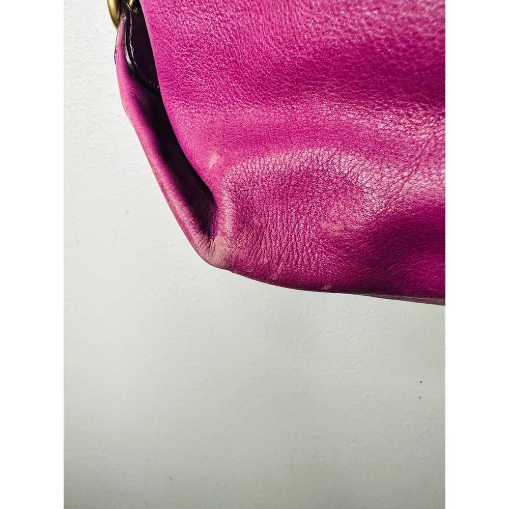 COACH Purple Eggplant Hobo Madison Leather Hailey… - image 11