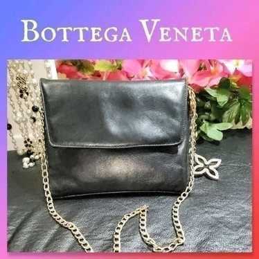 Bottega Leather Veneta Pouchette Bag Authentic