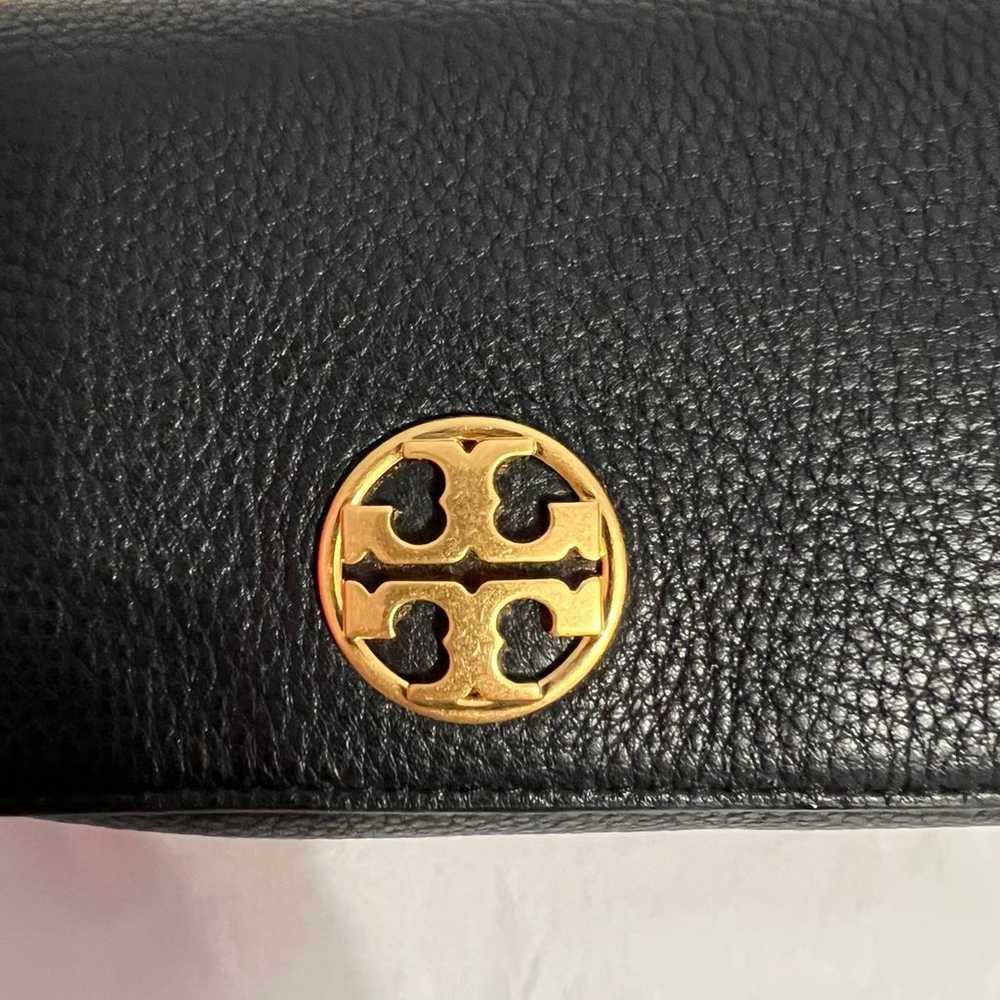 Tory Burch Chelsea black leather evening bag NWOT - image 3