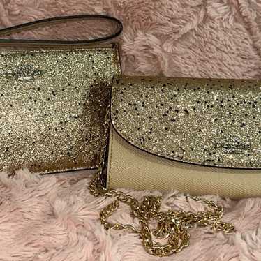 Coach Wallet and Wristlet set with crossbody chain