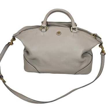 Tory Burch Top Handle Bag Beige Designer Purse - image 1