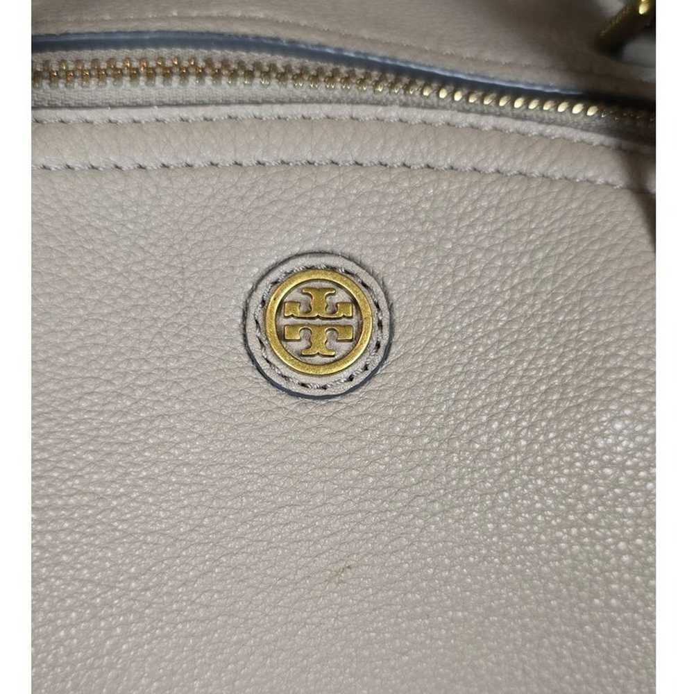 Tory Burch Top Handle Bag Beige Designer Purse - image 2